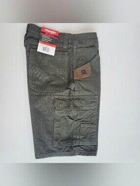 Wrangler Riggs Workwear Ranger Shorts Men 30 "Loden Green" Relaxed Fit Cargo NEW